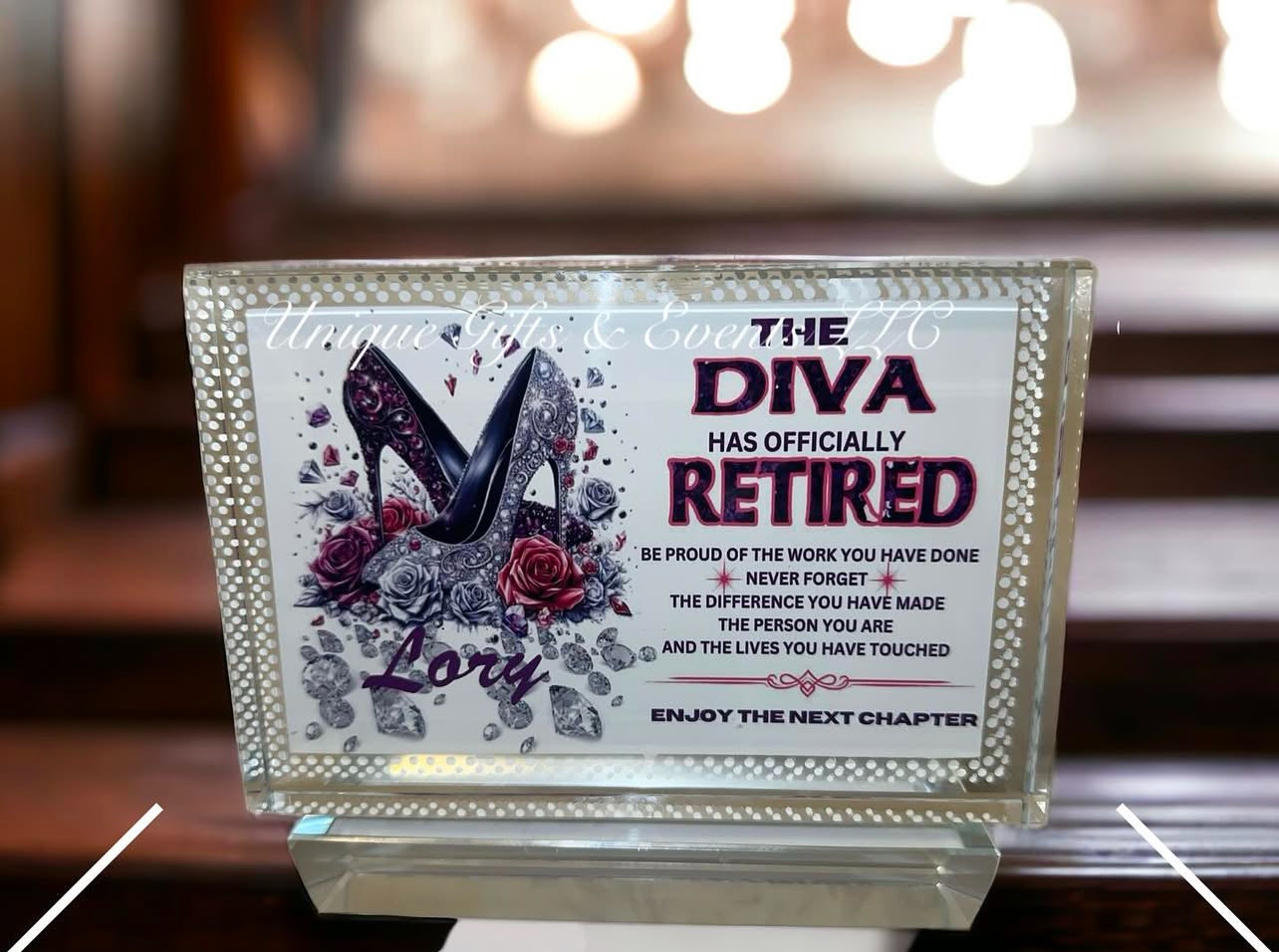 Crystal Plaque / Award