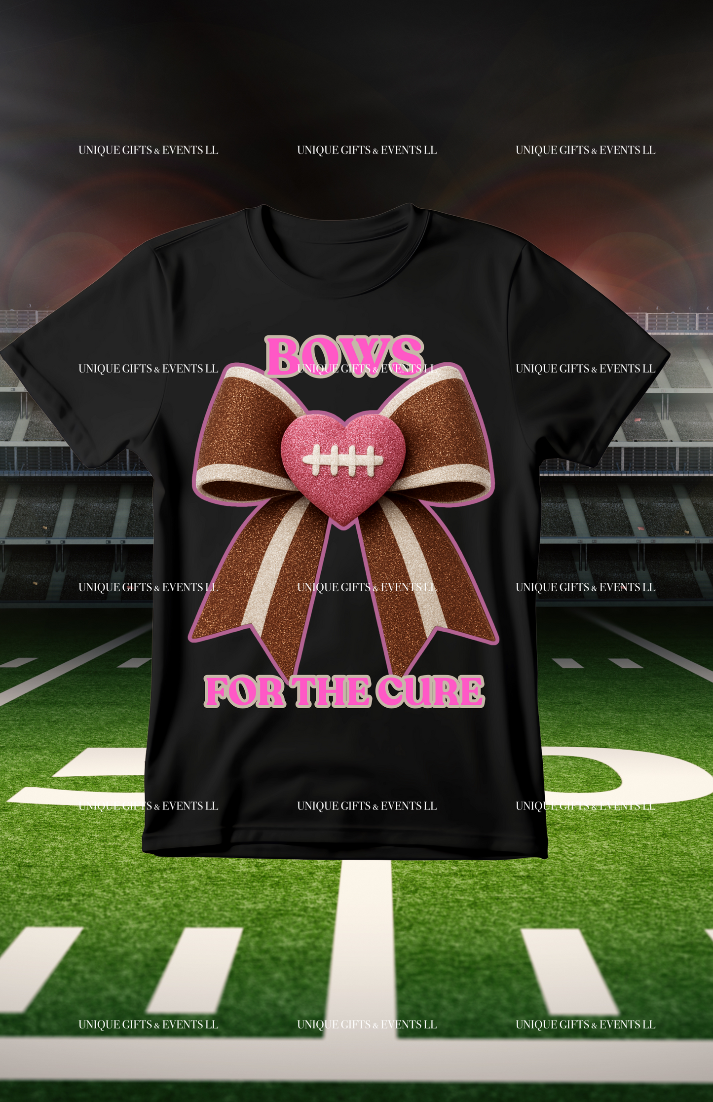 BOWS FOR THE CURE BREAST CANCER TSHIRTS