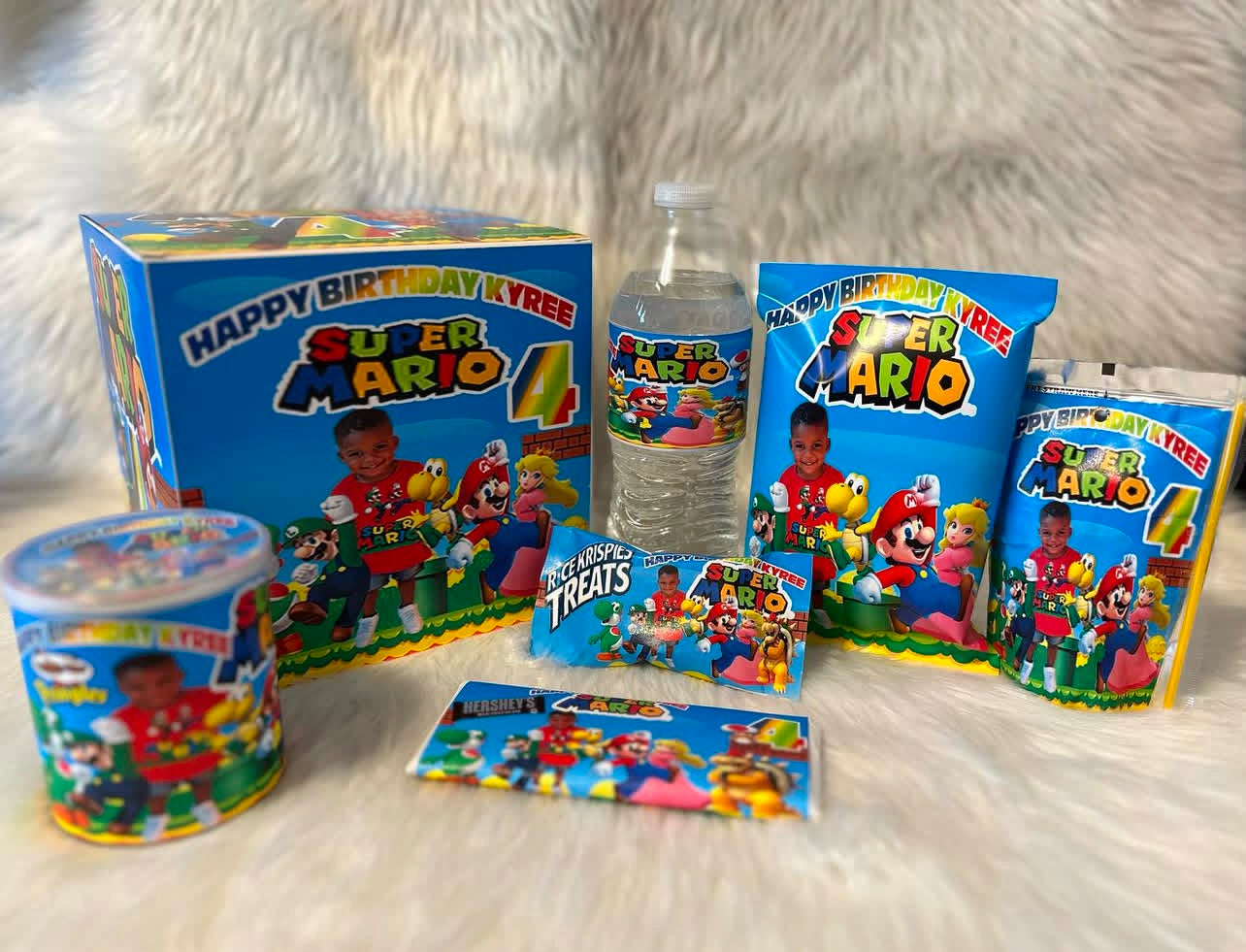 YOUTH BUNDLE FAVOR BOXES OR BAGS (6)qty