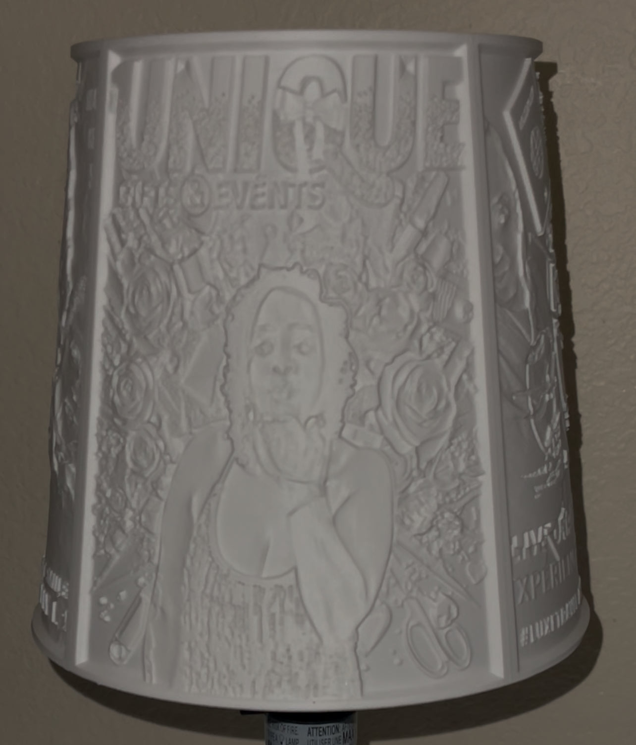 Customized 3D Photo Lamp – Up to 4 Custom Panels