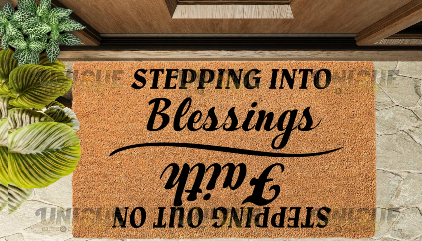 ‘Faith / BLESSINGS’ Doormat
