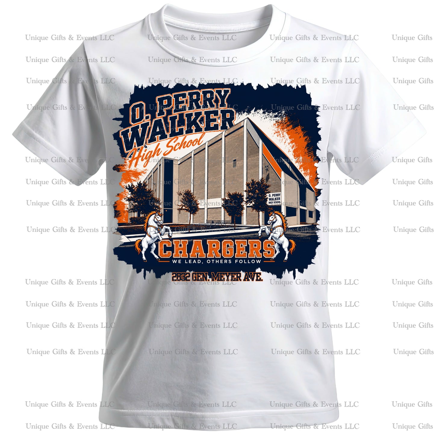 OPW SCHOOL BLDG TSHIRT🧡💙