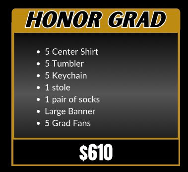 2026 GRADUATION PACKAGES