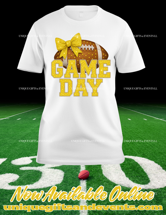 PRETTY BOW FOOTBALL TSHIRT