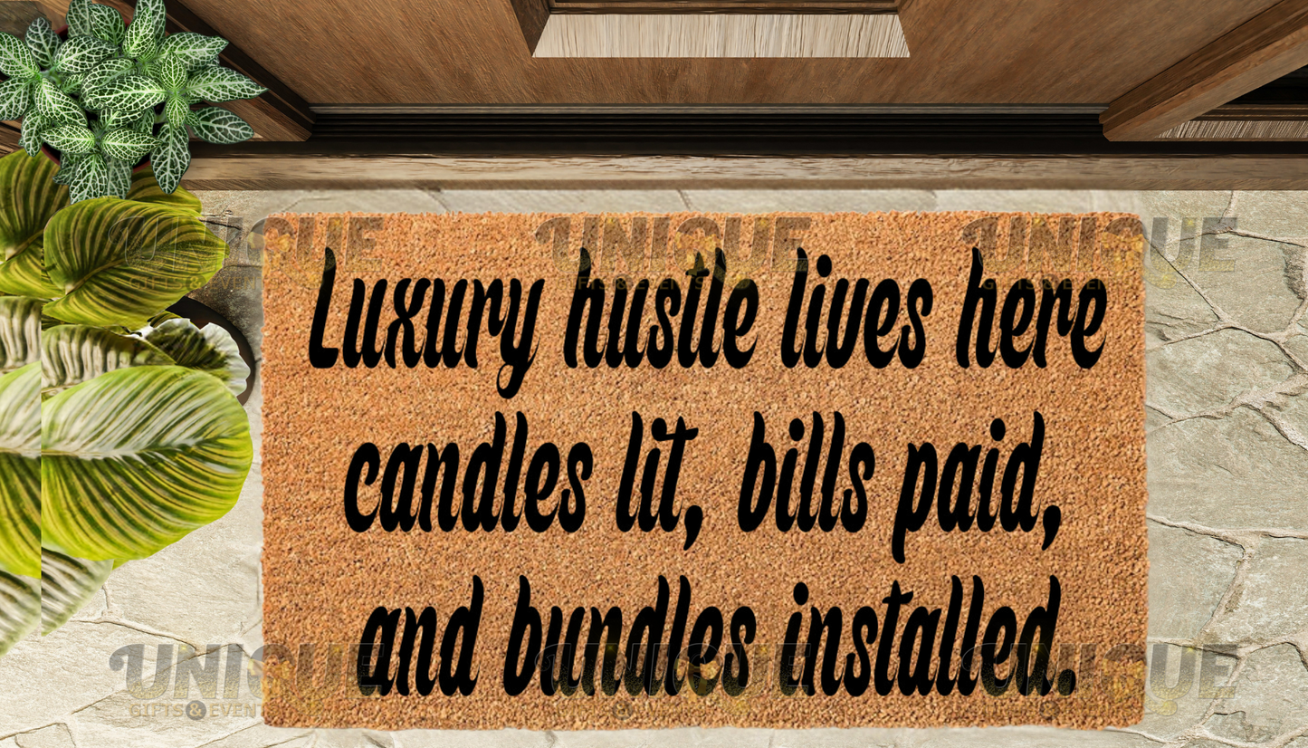 ‘LUXURY HUSTLE’ Doormat