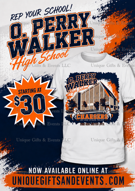 OPW SCHOOL BLDG TSHIRT🧡💙